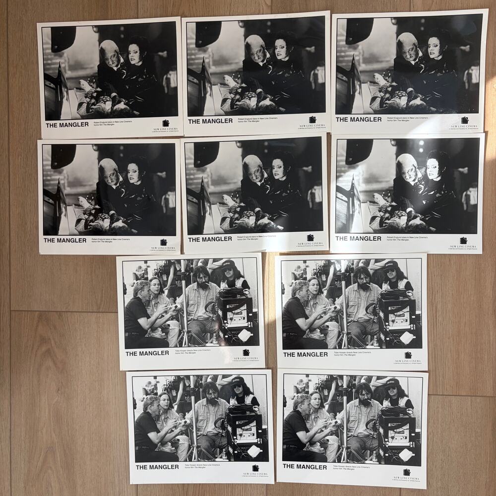 The Mangler 1994 LOT of 10 Original 8x10 Glossy Stills Robert Englund